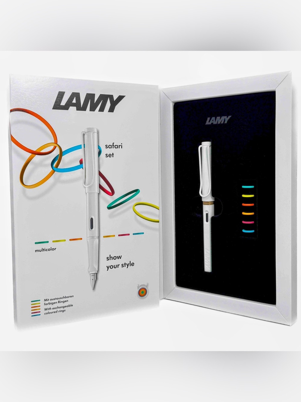 LAMY Safari Fountain Pen Set in White - New in Box!